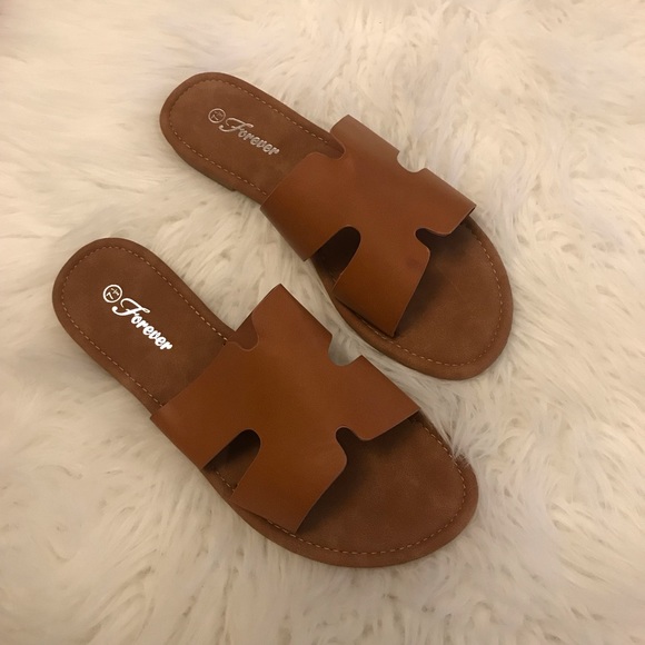 🆕 Jolie Cognac Slip On Sandal - Picture 5 of 7